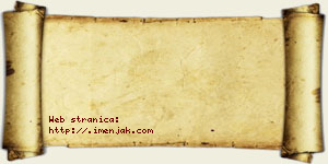 Slađana Galjković vizit kartica